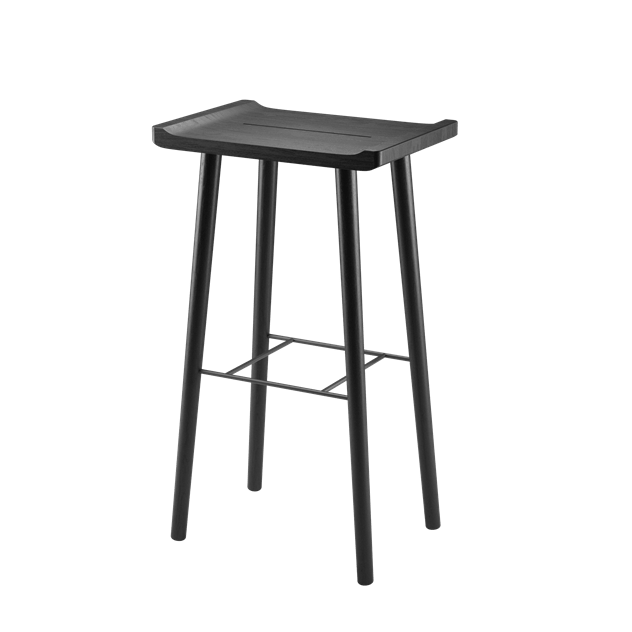 EKTA Living-Scala Bar Stool-Black-EK-SB164